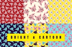 6 Cartoon Cats Patterns Pack Product Image 4