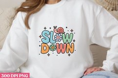 Slow down PNG, Retro Valentine Sublimation Product Image 1