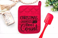 Christmas calories don't count SVG, Christmas Pot Holder SVG Product Image 3
