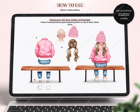 Autumn Kids Clipart | DIY Portrait Creator Set Product Image 3