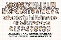 Easter Day Alphabet png clipart, easter day letters doodle Product Image 3