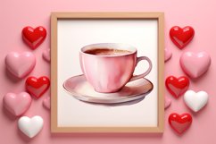 Valentine Day Coffee Clipart, Christmas Clipart Product Image 3