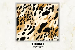 Leopard Print Tumbler Wrap | Tumbler Wrap Sublimation Product Image 3