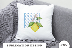 Watercolor Lemons composition png Product Image 3