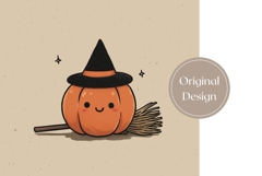 Cartoon Pumpkin Tumbler Design, Halloween Pumpkin PNG Product Image 3