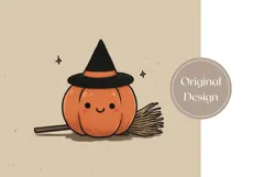Cartoon Pumpkin Tumbler Design, Halloween Pumpkin PNG Product Image 3