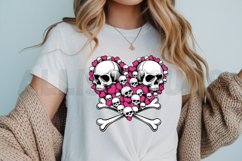 Skulls Love Sublimation PNG, Valentine Love Quote PNG Product Image 3