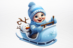 Funny Snowman Sublimation PNG Product Image 3
