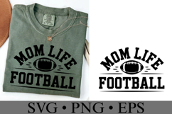 Mom Life Football Svg | Sport Svg | Shirt Svg Product Image 3