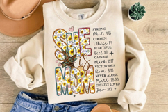 She Is mom PNG sublimation | Mother's Day PNG T-Shirt Product Image 10