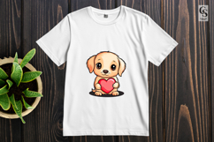 Cute Puppy Heart Bookmark Sublimation Product Image 2