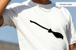 Hand Drawn Witch Broom SVG Product Image 3