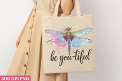 Be you tiful PNG, Dragonfly Sublimation PNG Product Image 1