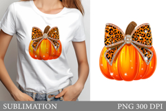 Pumpkin T-Shirt Design. Pumpkin Sublimation Product Image 1