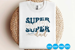 Father's day retro SVG Bundle, 12 Designs Product Image 4