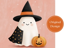 Magic Ghost Tumbler Sublimation, Halloween Ghost Tumbler PNG Product Image 3