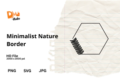 Minimalist Nature Border Product Image 1