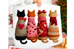 Valentine Cat Png, Valentine Day PNG, Product Image 1