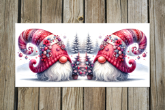 Watercolor Christmas gnome | Sublimation Mug designs PL Product Image 3