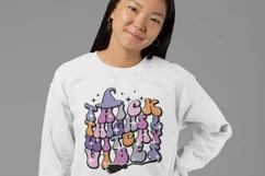 Thick Thighs And Witchy Vibes SVG, Witchy Vibes png Product Image 4