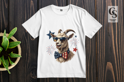Patriotic Goat Clipart PNG Product Image 3