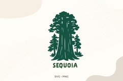Sequoia National Park SVG | Giant Tree Illustration Product Image 1