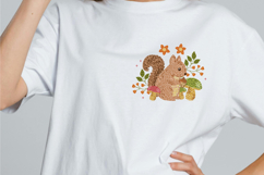 Autumn Embroidery, Fall Embroidery, Embroidery Clipart PNG Product Image 3