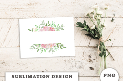 Watercolor Flowers Frame png Product Image 3