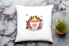 Cute Coffee Mug Clipart Sublimation PNG Product Image 3