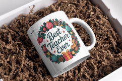 Teacher Christmas Ornament PNG Bundle - 9 PNG Product Image 3