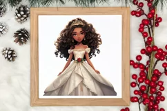 Christmas Black Angel Clipart , Christmas Angel PNG Product Image 3