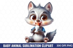 Baby Animal Sublimation Clipart Product Image 3