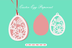 Easter Egg Paper cut Product Image 1