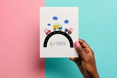 Hey Racer Kids Poster Print | EPS SVG PNG JPG Product Image 3