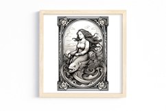 Magic Under The Sea Tarot Card Clipart Product Image 3