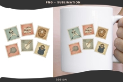 Baseball stamps png design for T-shirts Product Image 3