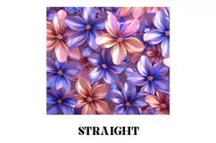 3D Flower Tumbler Wrap | 3D Tumbler wrap | 3d Sublimation Product Image 4