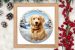 3D Christmas Dog Ornament, 3D Christmas Dog Ornaments Product Image 3