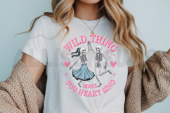 Wild Thing You Make My Heart Sing Sublimation PNG Product Image 3