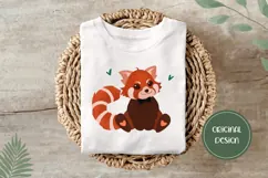 Red Panda Illustration, Cute Red Panda PNG, Cartoon Panda Product Image 3