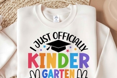 I just officially graduated kinder garten 2025 Shirt SVG Product Image 2