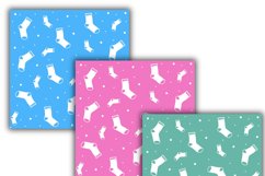hand-drawn socks digital papers Product Image 2