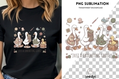 Just a Crocheting Goose PNG Illustration Product Image 3