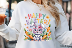 Happy Easter! PNG, Retro Easter Day Sublimation PNG Product Image 3