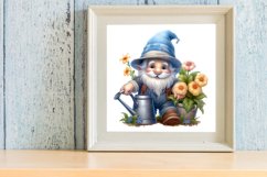 Spring Garden Gnome Sublimation Clipart Product Image 3