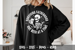 Surviving fatherhood SVG - Father&#039;s Day T -Shirt Design Product Image 3