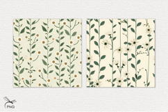 Floral digital paper, background clipart Product Image 3