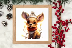 Christmas Reindeer Sublimation Clipart PNG Product Image 3