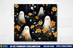 Halloween Tumbler Sublimation Wraps, Tumbler Halloween Product Image 3