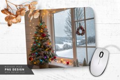 Christmas Cheer with Winter Wonderland Mouse Pad PNG Design Product Image 1